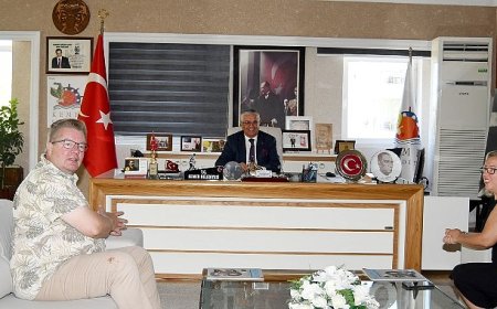 Finlandiya’lı Başkan’dan Başkan Topaloğlu’na ziyaret