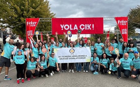 Koşucular Eker I Run’da adımlarını  TEGV çocukları için attı