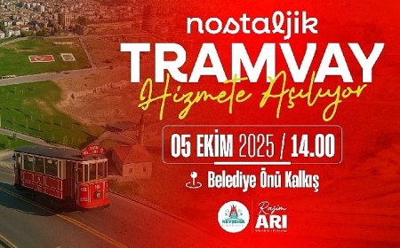 Nevşehir’de bir ilk; Nostaljik Tramvay Hizmete Açılıyor 