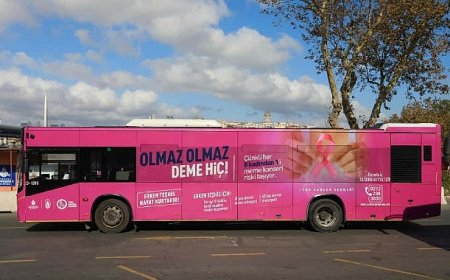 İETT’den Meme Kanseri Farkındalık Otobüsü