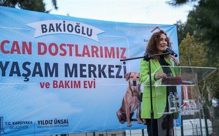 Karşıyaka’da sokak hayvanları için yeni tesis: Bakioğlu Can Dostlarımız Yaşam Merkezi ve Bakımevi açıldı
