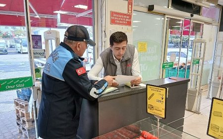 Malkara Belediyesi zabıta ekipleri, market denetimlerine devam ediyor