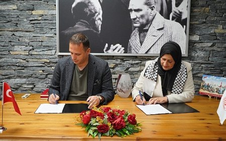 Bornova ve Filistin’in Dura Belediyesi’nden kardeşlik adımı