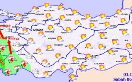 Meteoroloji’den kuvvetli yağış ve fırtına uyarısı