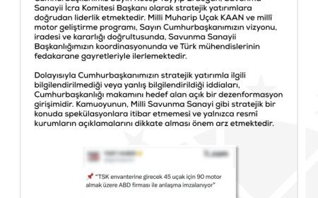 İletişim’den KAAN uçağı