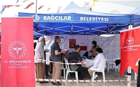 Bağcılar Meydanı’nda ücretsiz sağlık hizmeti