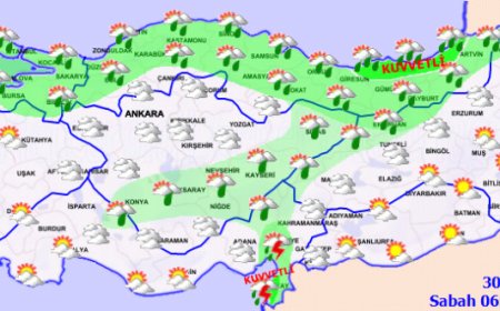 Türkiye’nin bir çok noktasında yağış bekleniyor