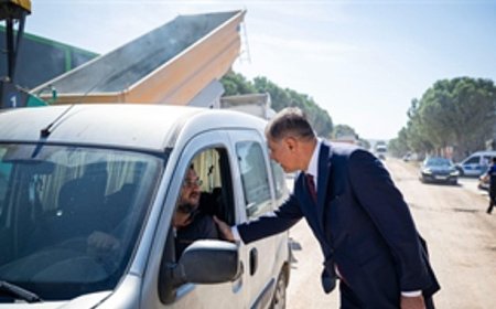 Aliağa’nın sanayi yoluna iki kilometrelik asfalt