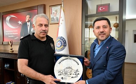 İl Emniyet Müdürü Serkan Karaman’a Hayırlı Olsun Ziyareti