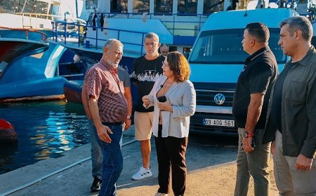 Başkan Hatice Gençay’dan Altınkum balıkçılarına ziyaret