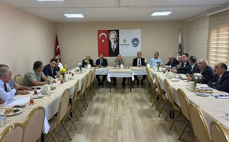 Çankaya Belediyesi esnaf odalarıyla bir araya geldi