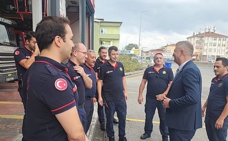 Başkan Sezer Kahraman İtfaiyecilerin Haftasını Kutladı
