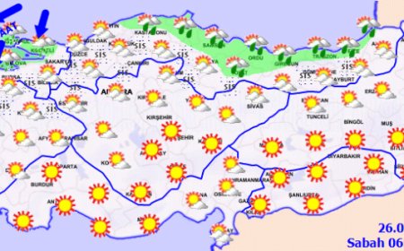 Kuzeyde sağanak, Marmara ve Ege’de fırtına uyarısı