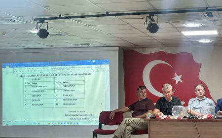 Edirne Süper Amatör ve 1. Amatör Lig grupları belli oldu