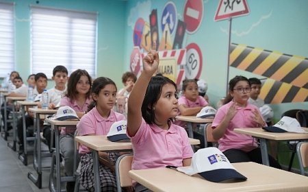 Geleceğin bilinçli sürücü ve yayaları yetiştiriliyor