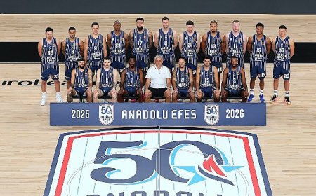 50. Yılını Kutlamaya Hazırlanan Anadolu Efes, 2025–26 Sezonu EuroLeague Medya Günü’nü Basketbol Gelişim Merkezi’nde Gerçekleştirdi