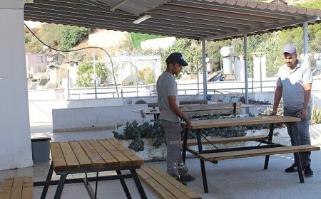 Büyükşehir’den bank ve piknik masası desteği
