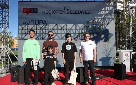 Keçiören’de Avrupa Hareketlilik Haftası coşkusu yaşandı