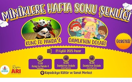 Nevşehir Belediyesi’nden Miniklere Hafta Sonu Şenliği