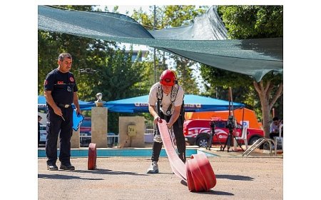 İtfaiye adayları zorlu parkurlarda ter döküyor