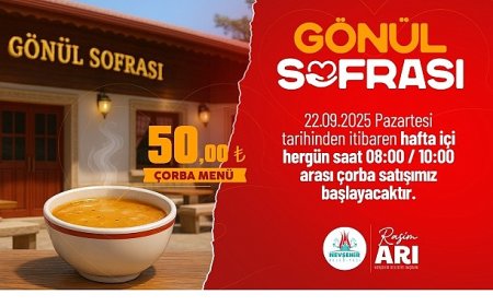 Nevşehir Gönül Sofrası’nda Çorba Hizmeti Başlıyor