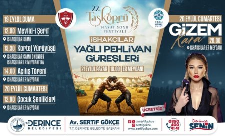 Derince’de İshakçılar Yağlı Pehlivan Güreşleri için geri sayım
