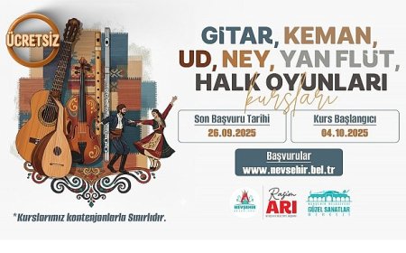 Güzel Sanatlar Merkezi’mizin Yeni Dönem Kurslarını Kaçırmayın