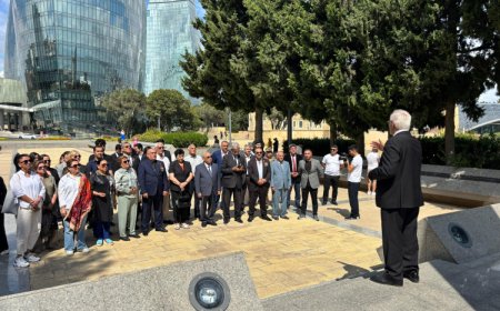 Bakü’de Türk şehitleri unutulmadı