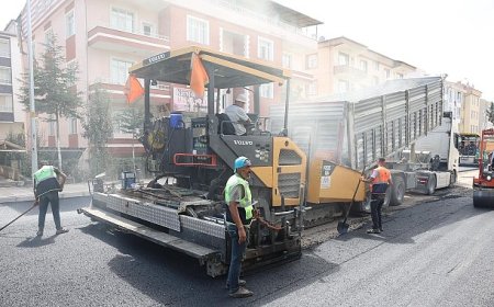Nevşehir’de Sıcak Asfalt Çalışmaları Hız Kesmeden Devam Ediyor