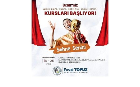 Milas Belediyesi Kültür Sanat Kursları İçin Kayıtlar Başlıyor