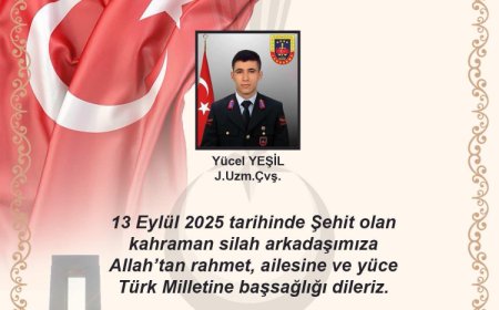 Kütahya’dan acı haber! Yol kontrolü sırasında Uzman Çavuş şehit oldu