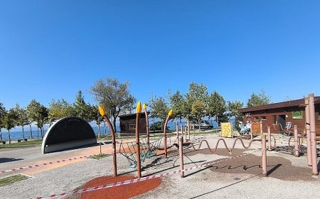 Karamürsel Ereğli Aktif Park’ın zemini yenilendi