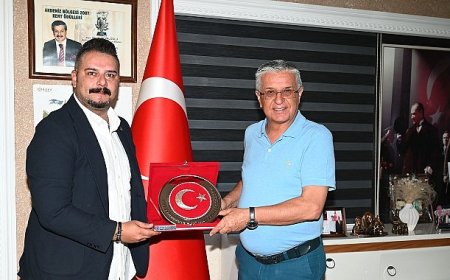 Sendika Başkanı Mutaf’tan Başkan Topaloğlu’na ziyaret