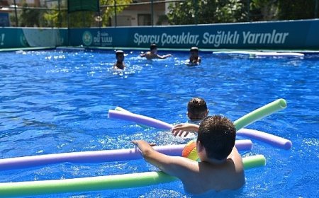 6 Binden Fazla Öğrenci Yazı Havuzlarda Geçirdi