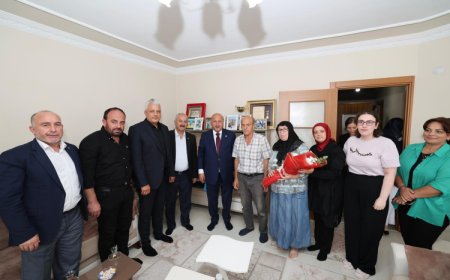 Kocaeli Gebze’de şehit yakınlarına vefa ziyareti