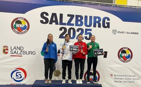 Milli Karateci Avusturya’dan Gümüş Madalyayla Döndü