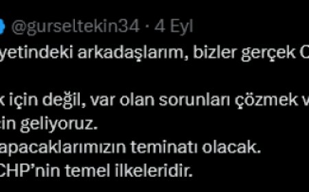 Gürsel Tekin’den İstanbul’da polis korumasında açıklama… “Şikayet eden de, bizi öneren de CHP’li”