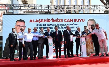 Alaşehir’in Dev Altyapı Yatırımı Tamamlandı