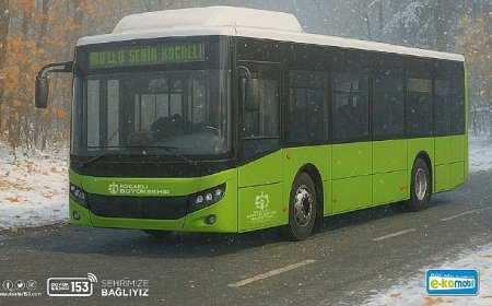 Toplu taşımada kış tarifesi düzenlemesi