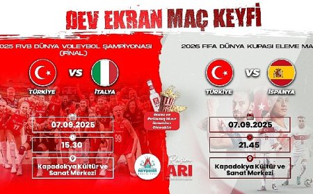 Voleybol ve Futbolda Çifte Heyecan Dev Ekranda