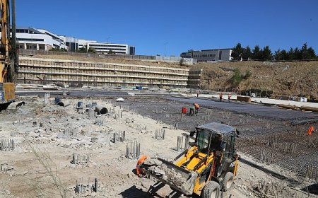 KOÜ Camii ve Otopark projesi ilerliyor
