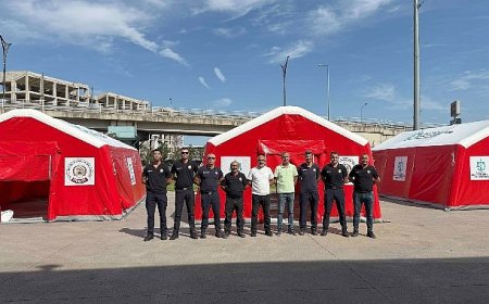 Bu çadırlar Büyükşehir itfaiyesini daha güçlü kılacak