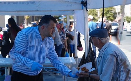 Saray Belediyesi’nden lokma ikramı