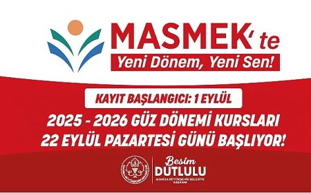 MASMEK’te Yeni Dönem Kayıtları Başladı