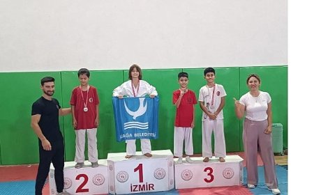 Zafer Bayramı Şampiyonası’nda Aliağa’nın Karate Zaferi