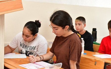 ÇİBEM’de yeni dönem seviye tespit sınavlarıyla başladı