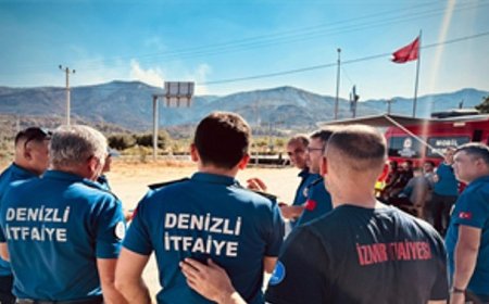 Denizli’de görev tamam, İzmir İtfaiyesi eve dönüyor