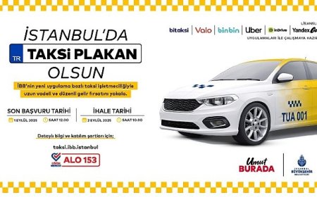 Uygulama Bazlı Taksi İçin Yeni İhale 2 Eylül’de