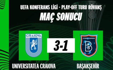 Başakşehir FK, Avrupa’ya veda etti