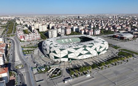 Konya Büyükşehir Stadyumu Türkiye-İspanya Maçına Hazırlanıyor